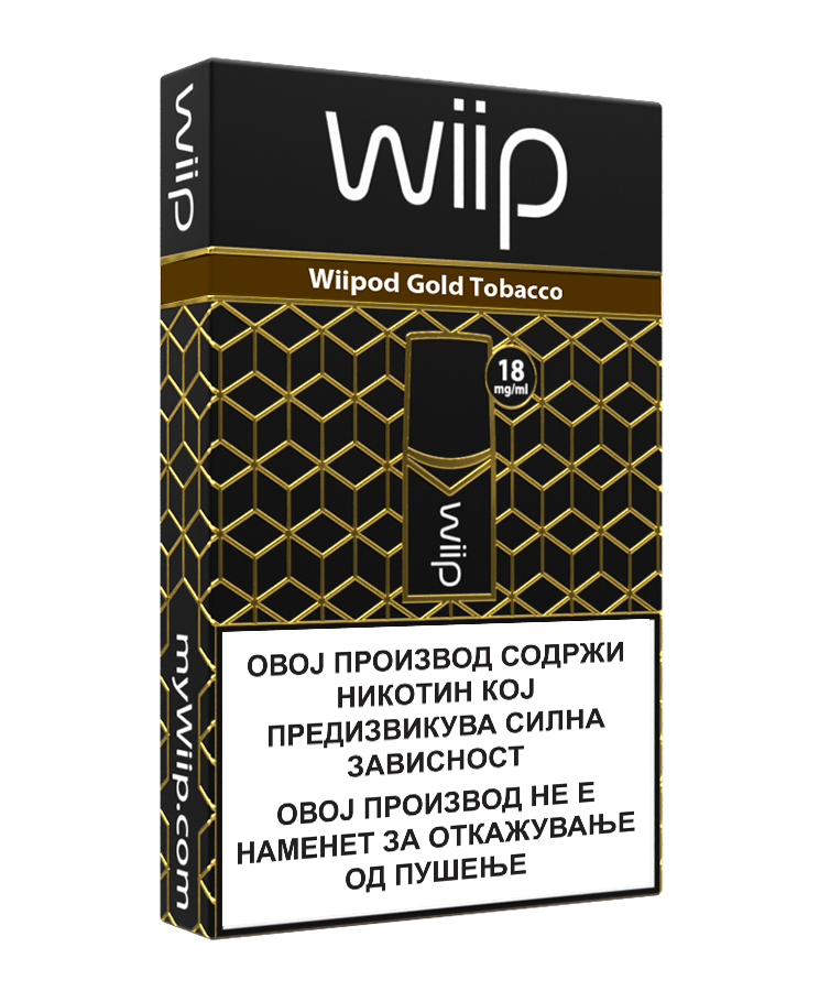 Wiipod Magnetic Gold Tobacco 18 mg/ml