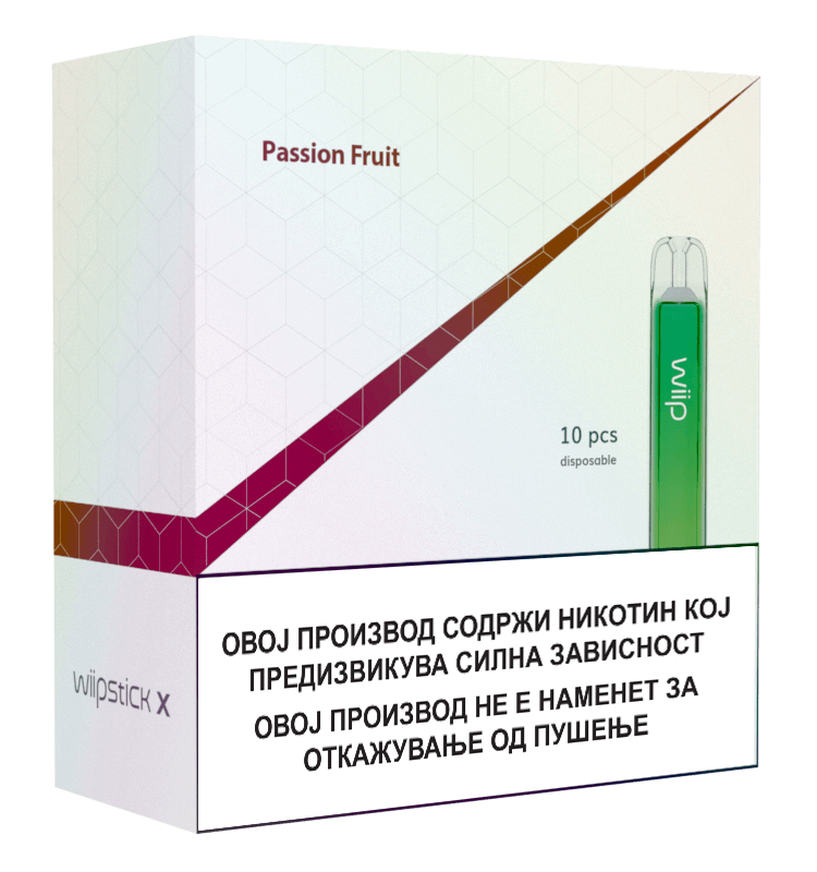 Wiipstick X multipack 10/1, Passion Fruit