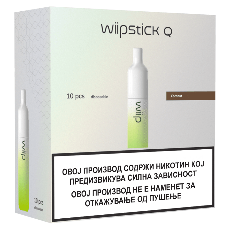 Wiipstick Q multipack 10/1, Coconut