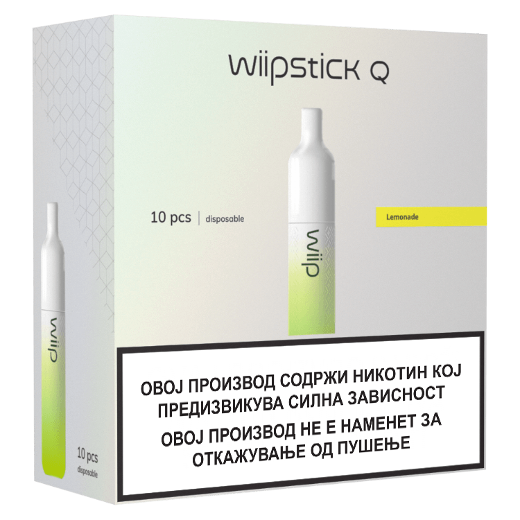 Wiipstick Q multipack 10/1, Lemonade