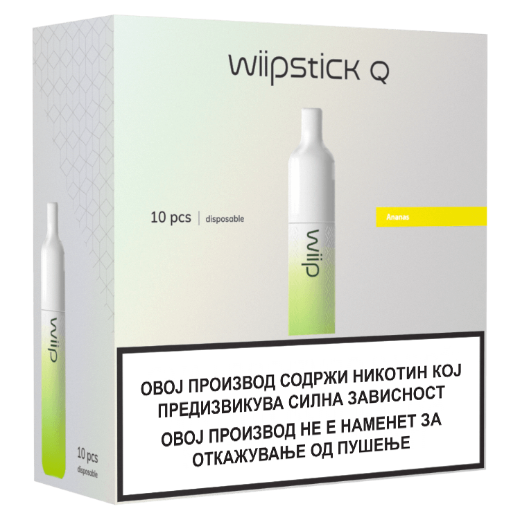 Wiipstick Q multipack 10/1, Ananas